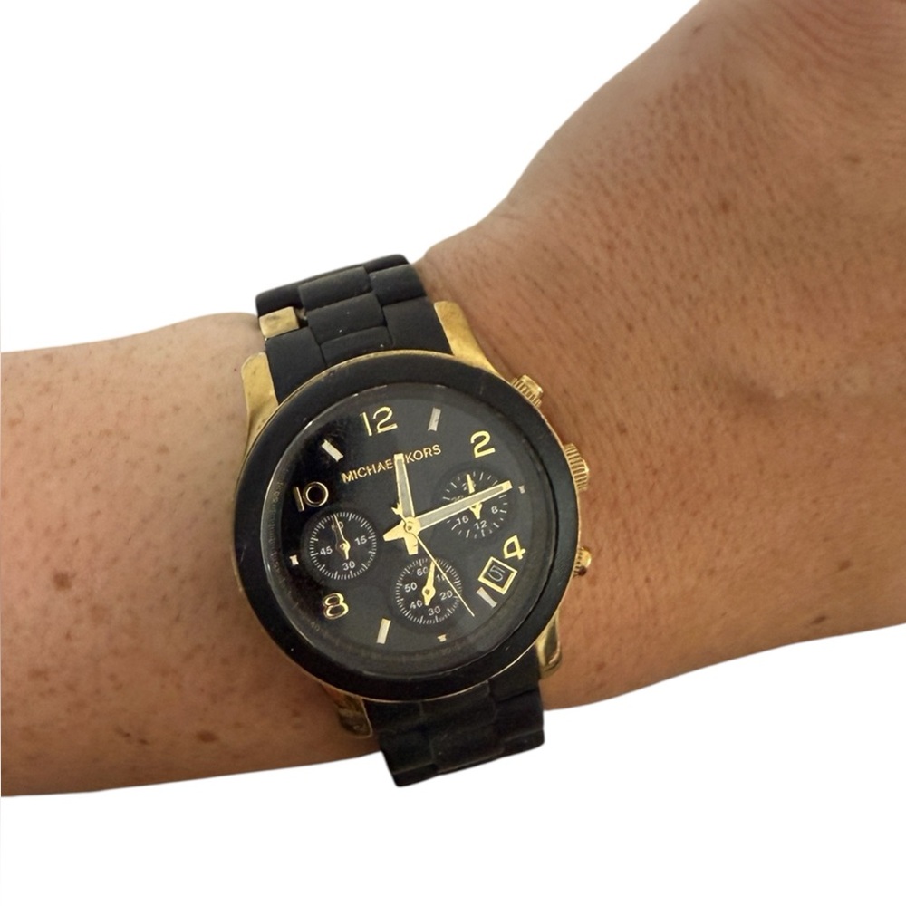 Michael Kors Women's Runway Black Watch MK5191